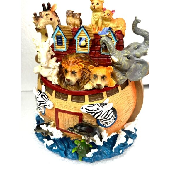 Music box San Francisco Music Box Noah's Ark Hinged Lid NIB - Picture 7 of 10
